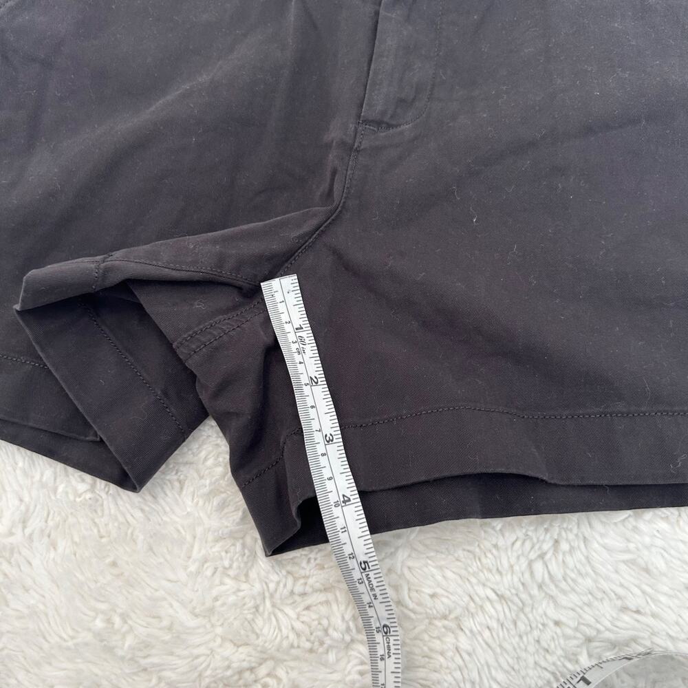 NWT Gap Womens Black 4in Khaki Shorts Casual Resort Minimalist Core Summer Zoo - Picture 4 of 5